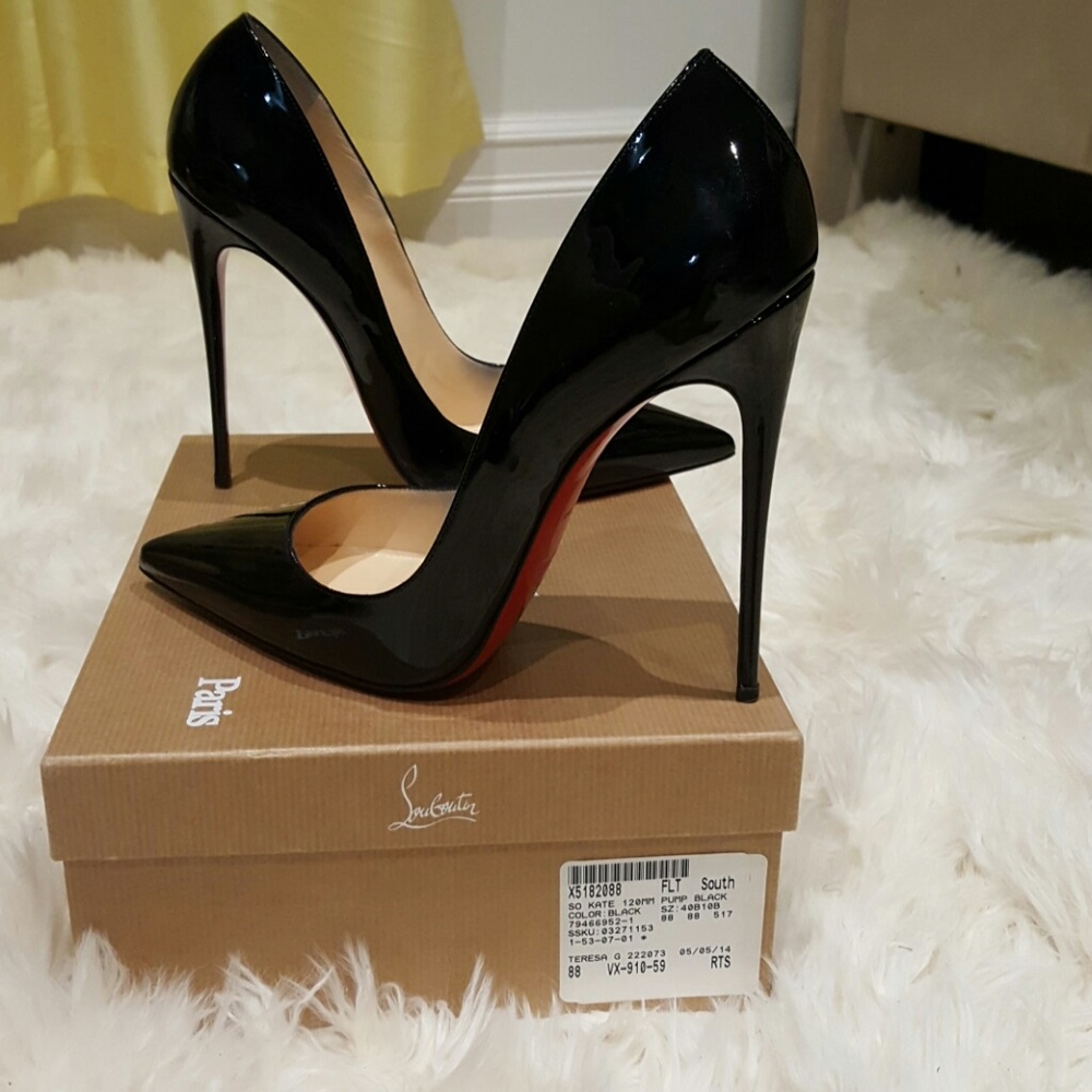 Christian Louboutin So Kate Patent Red Sole Pump